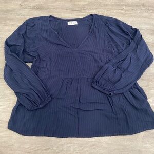 Navy Blouse